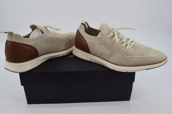 Alfani Lambertt Knit Sneakers Mens 10.5 Hummus Beige Brown Casual Shoes New/Box main image 5
